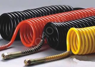 Spring coil nylon air hose